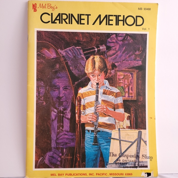Mel Bay's Clarinet Method Vol 1 / Music instruction / 1978 / Vintage - Picture 1 of 6